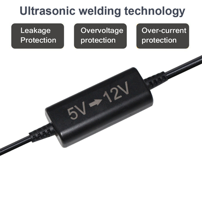 Câble convertisseur élévateur SAE vers prise CC 5V à 12V pour panneau solaire, batterie, voiture, moto, LED, routeur