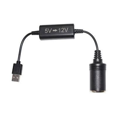 5V à 12V adaptateur USB câble de convertisseur step-up avec connecteur booster de la prise d'allumage de cigarette pour le DVR de voiture GPS caméra routeur ventilateur LED