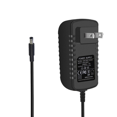 12V 1A Universal Travel Power Adapter with International Plug Converter for DC Devices