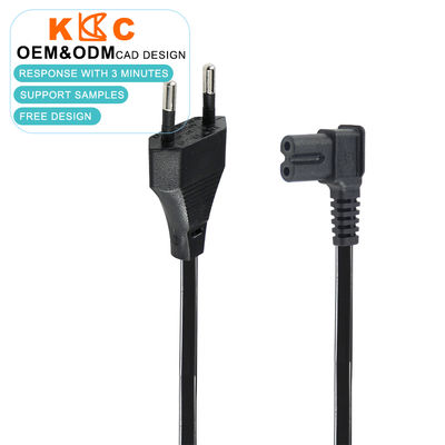 2.5A EU Schuko à C7 câble d'alimentation câble industriel en PVC 1,8 M