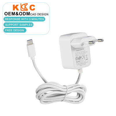 Adaptateur secteur USB-C 36W 12V 3A Type C avec entrée universelle