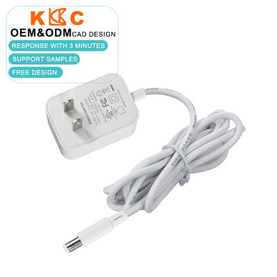 Adaptateur secteur CC 12V 1A US, connecteur CC 5,5x2,1mm blanc, chargeur mural CA vers CC pour modems, hubs, cadres photo numériques