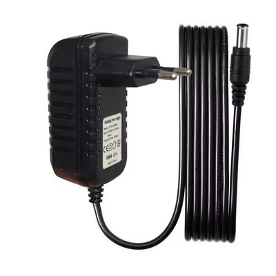 Adaptateur d'alimentation électrique noir DC 12V 0.5A 1A 1.5A 2A 2.5A 3A Pour la caméra IP Cctv Chargement AC à DC Adaptateur DC 5.5Mm Jack