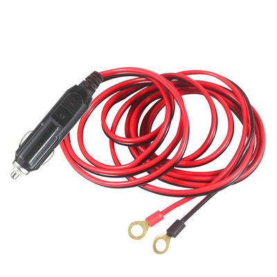 1M Spt-2 12V 24V câble d'alimentation solaire allume-cigare pour voiture Adaptateur mâle à 2 bornes