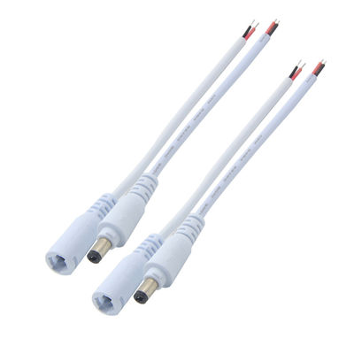 12V 24V câble d'extension CC 5.5x2.1mm 5.5x2.5mm câble d'alimentation CC féminin pour caméra de surveillance
