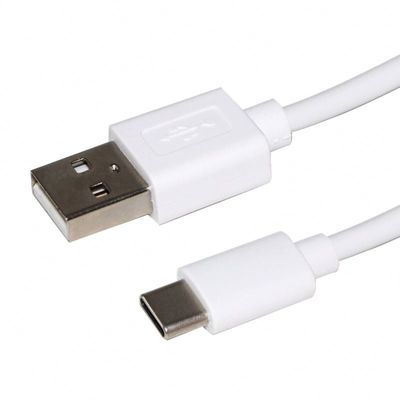 Cable de recharge rapide de type C à écran de film blanc/noir 1m/3m