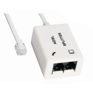 Origine ABS 94HB Logement RJ11 Modem téléphonique ADSL Splitter avec câble et câble inclus