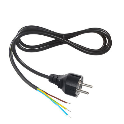 Cordon électrique à 3 broches européen Vde 220V Schuko Cee 77 Eu Ac
