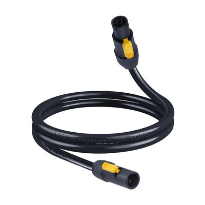 Cordon d'alimentation étanche extérieur 20A 14AWG PowerCon True1 Homme à Femme Pour la lumière de scène, eutrik SAC3MX à SAC3FX câble d'alimentation