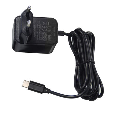 USB C 12V 3A Adaptateur électrique UE Transformateur de commutation Adaptateur électrique universel 3A 12V Chargeur murale EU 2Pin
