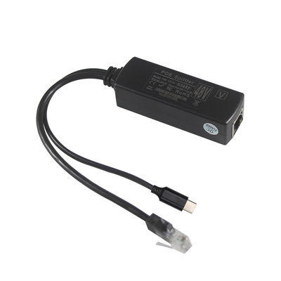 Répartiteur PoE avec sortie USB-C - Convertisseur Power over Ethernet 48V vers 5V/9V/12V pour tablette, téléphone, Raspberry Pi, appareils USB-C