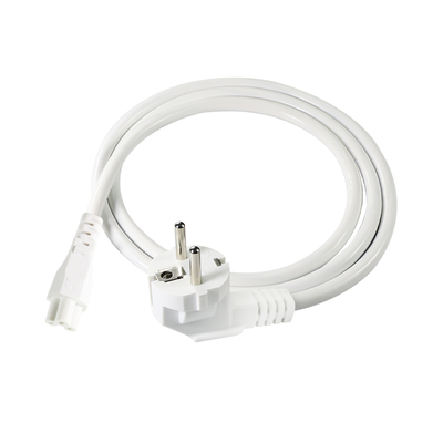 Cordon d'alimentation EU Plug vers IEC C5 - Câble AC européen à 2 broches pour adaptateur d'ordinateur portable, ordinateur portable, projecteur, connecteur trèfle 2,5A 250V