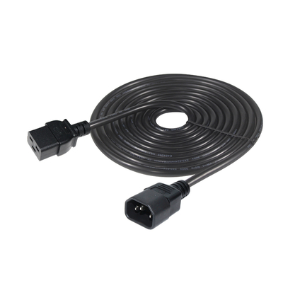 Cable d'alimentation C19 à C14 IEC 18-14AWG Veste en PVC